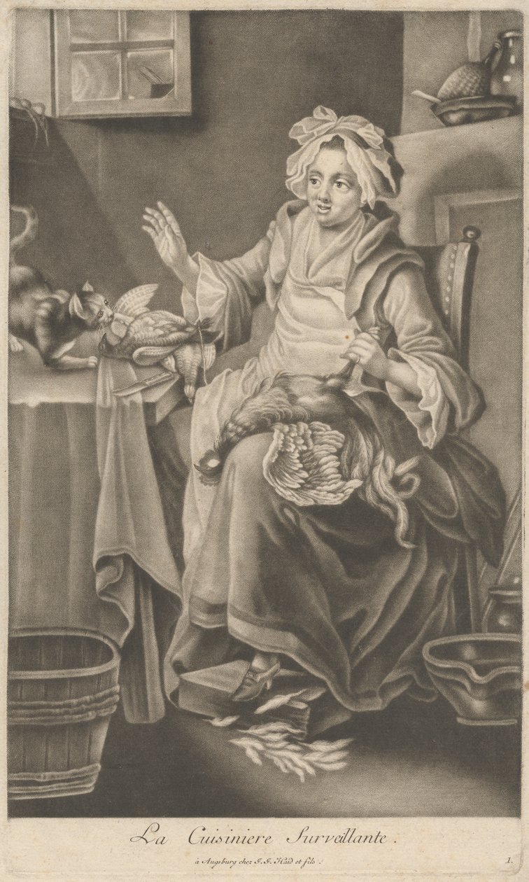 El cocinero supervisor de Johann Jacobus Haid