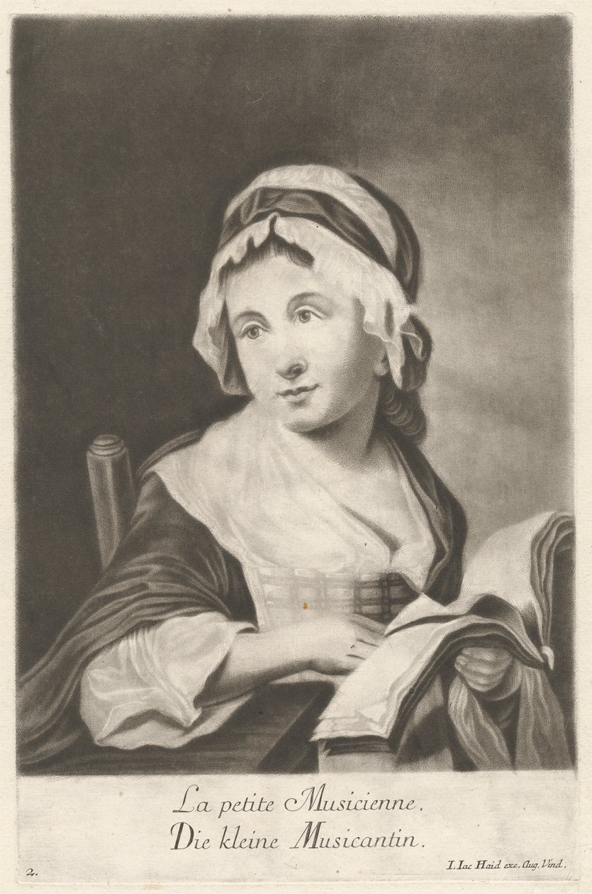 El pequeño músico de Johann Jacobus Haid