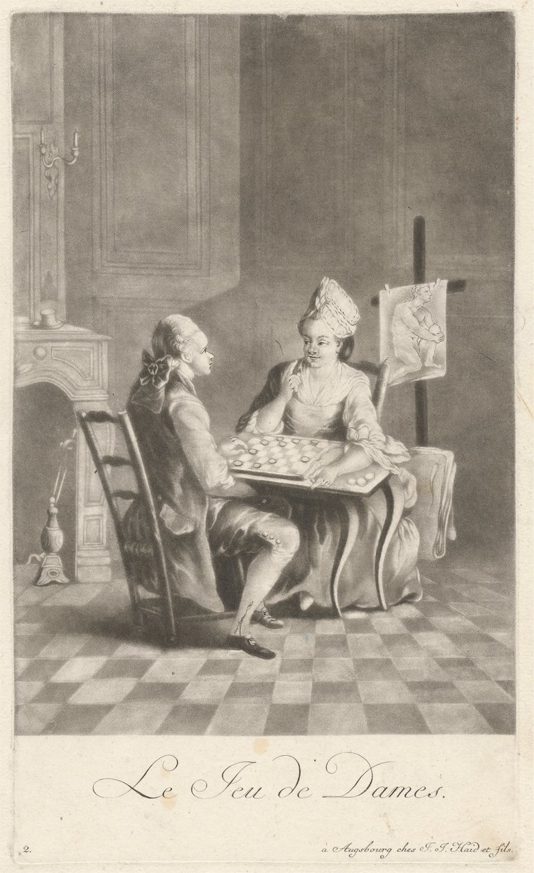 Damas de Johann Jacobus Haid