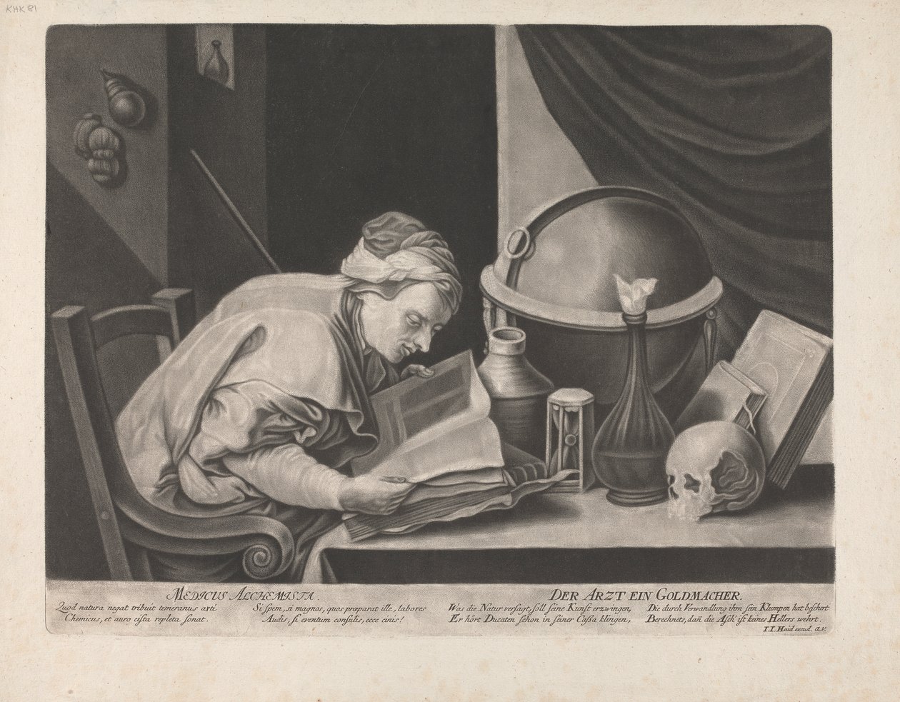 Medicus Alchemista de Johann Jacobus Haid