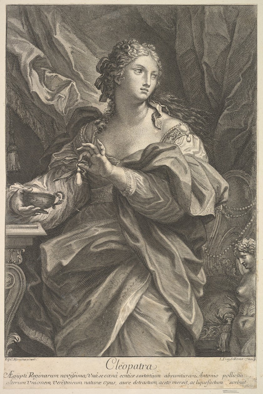 Cleopatra, 1720 de Johann Jakob Frey the Elder