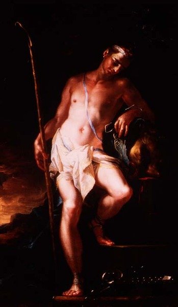 David con la cabeza de Goliat de Johann Kaspar Sing