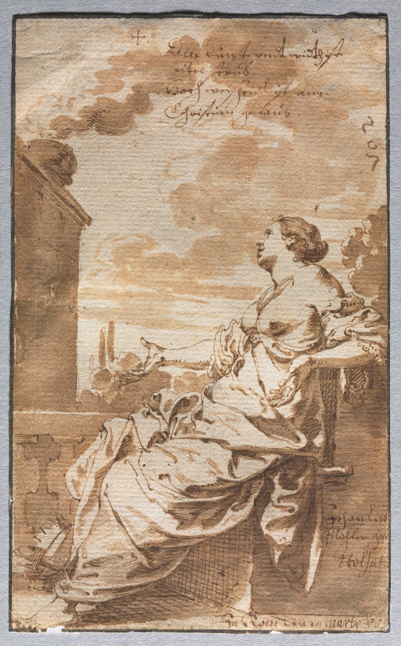 Alegoría de la creencia cristiana, c. 1622 de Johann Liss