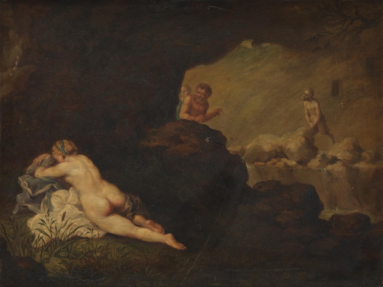 Ninfa durmiente de Johann Liss