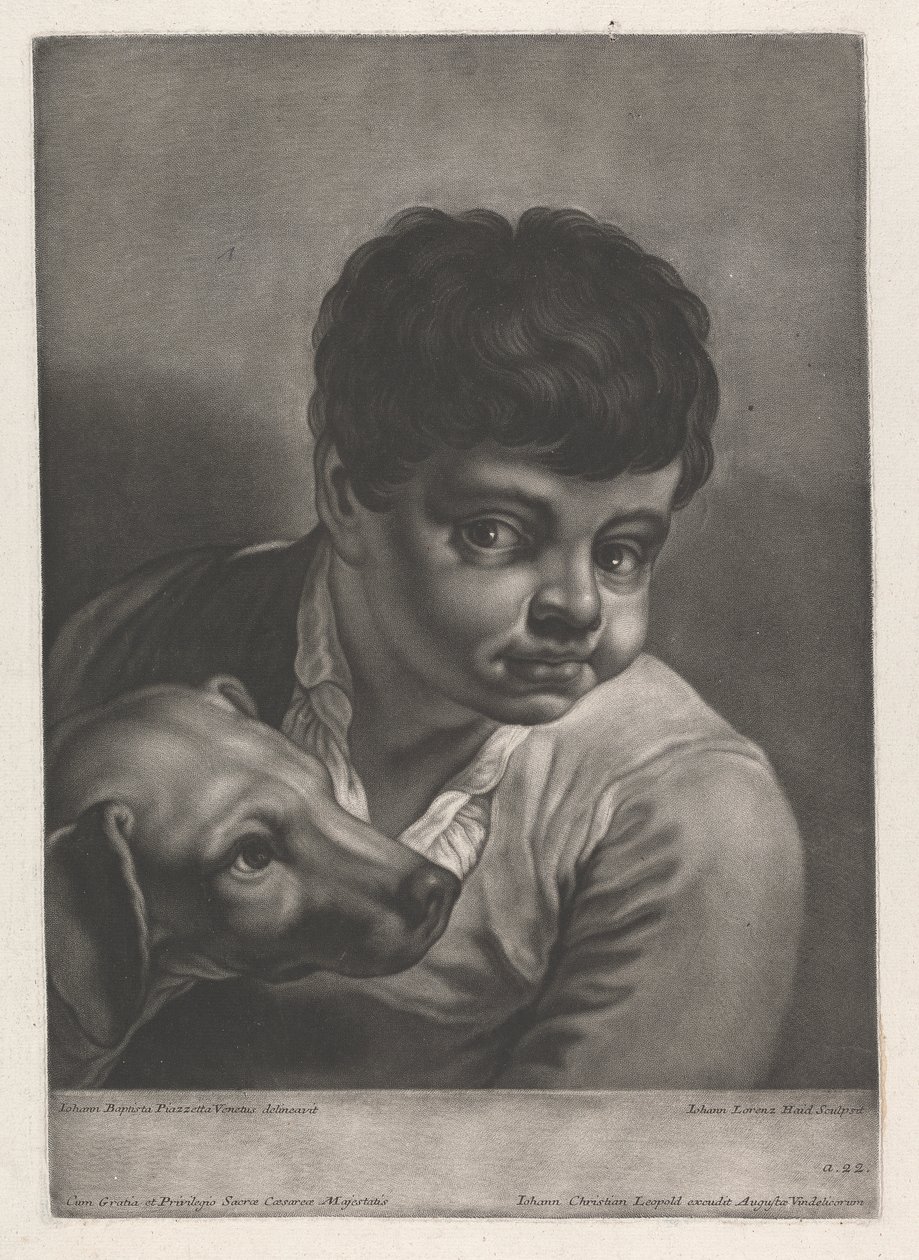 Retrato del hombre de Johann Lorenz Haid