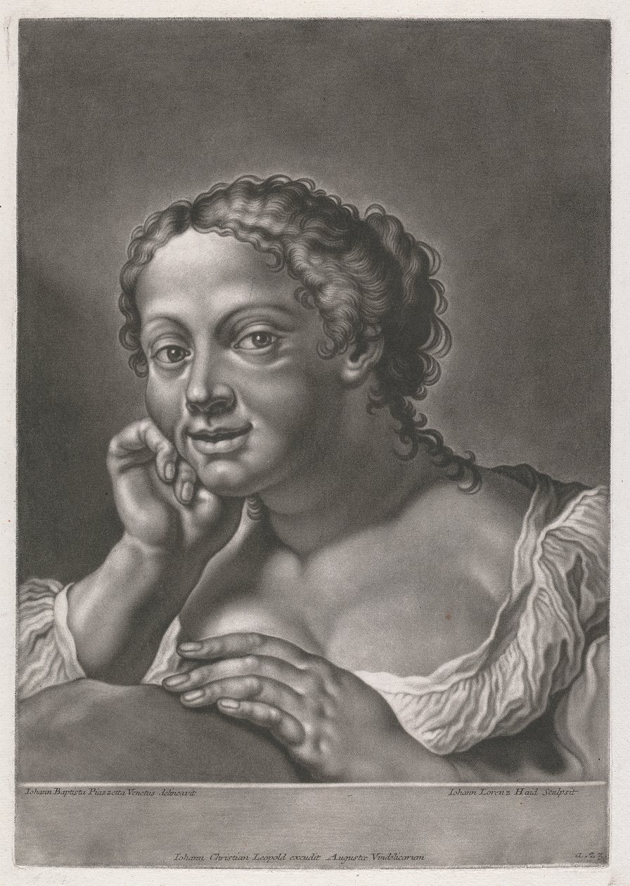 Retrato de mujer de Johann Lorenz Haid