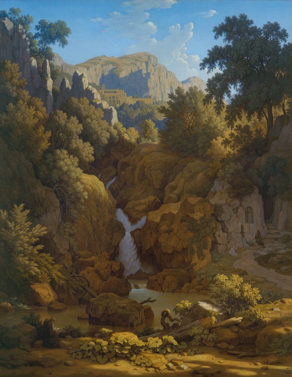 En Subiaco de Johann Martin von Rohden