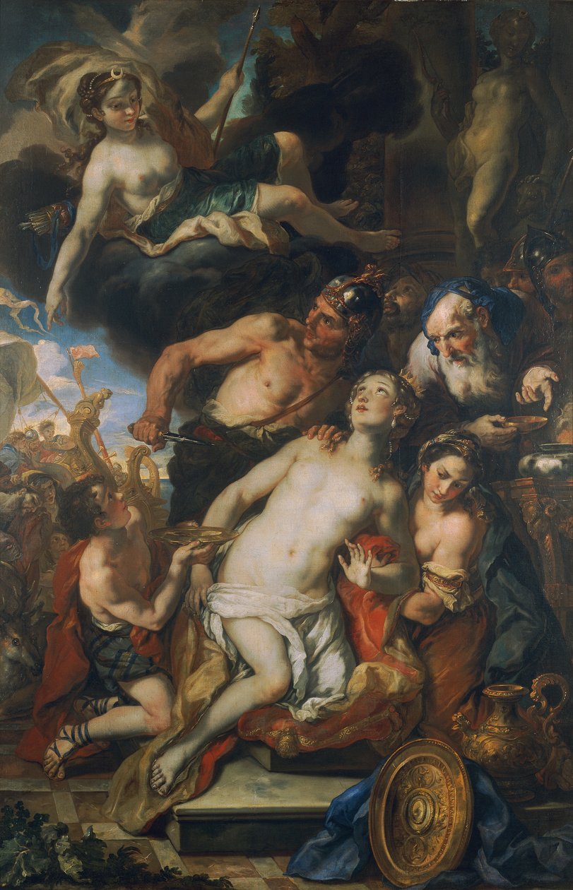 El sacrificio de Ifigenia de Johann Michael Rottmayr