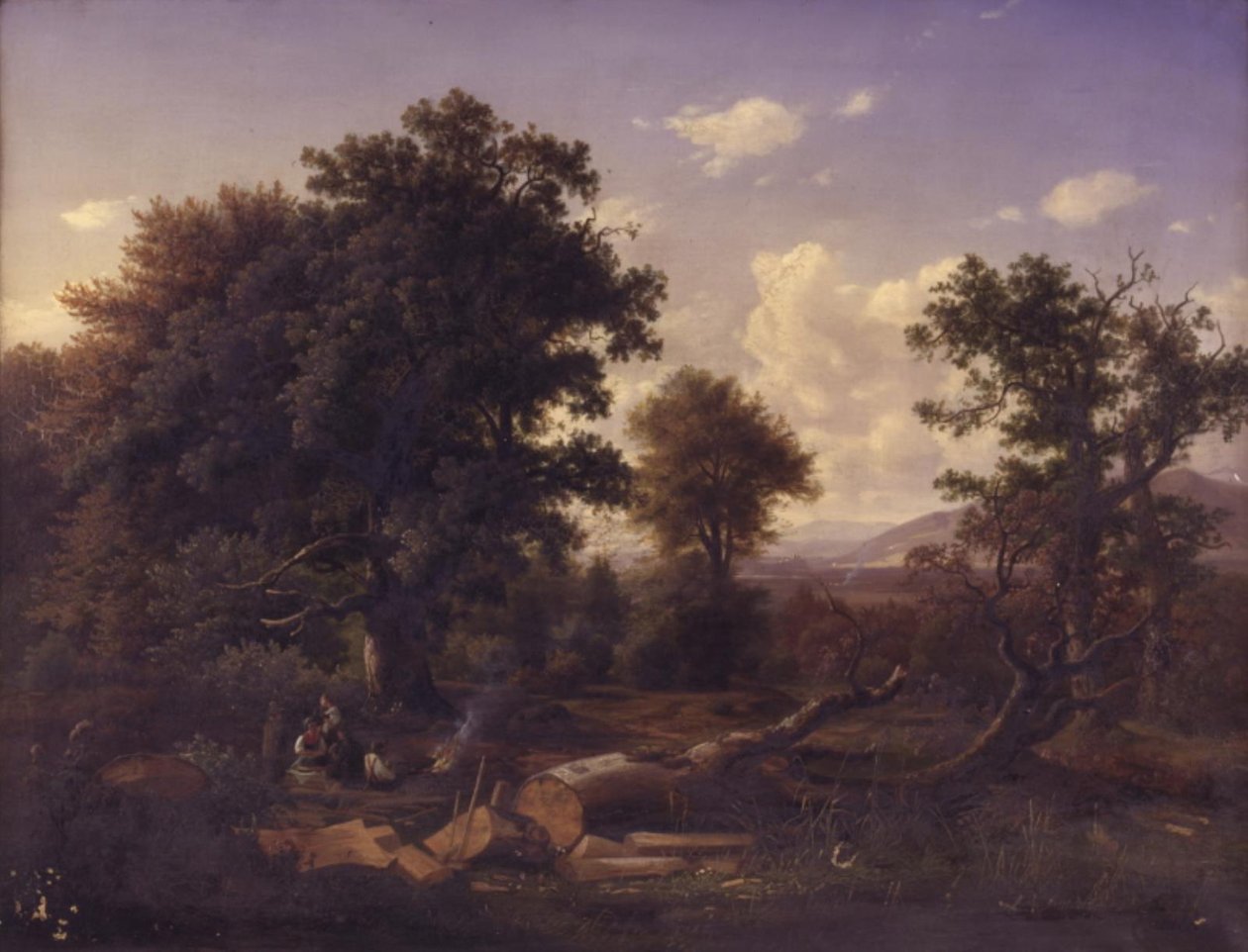 Paisaje en Tirol de Johann Mohr