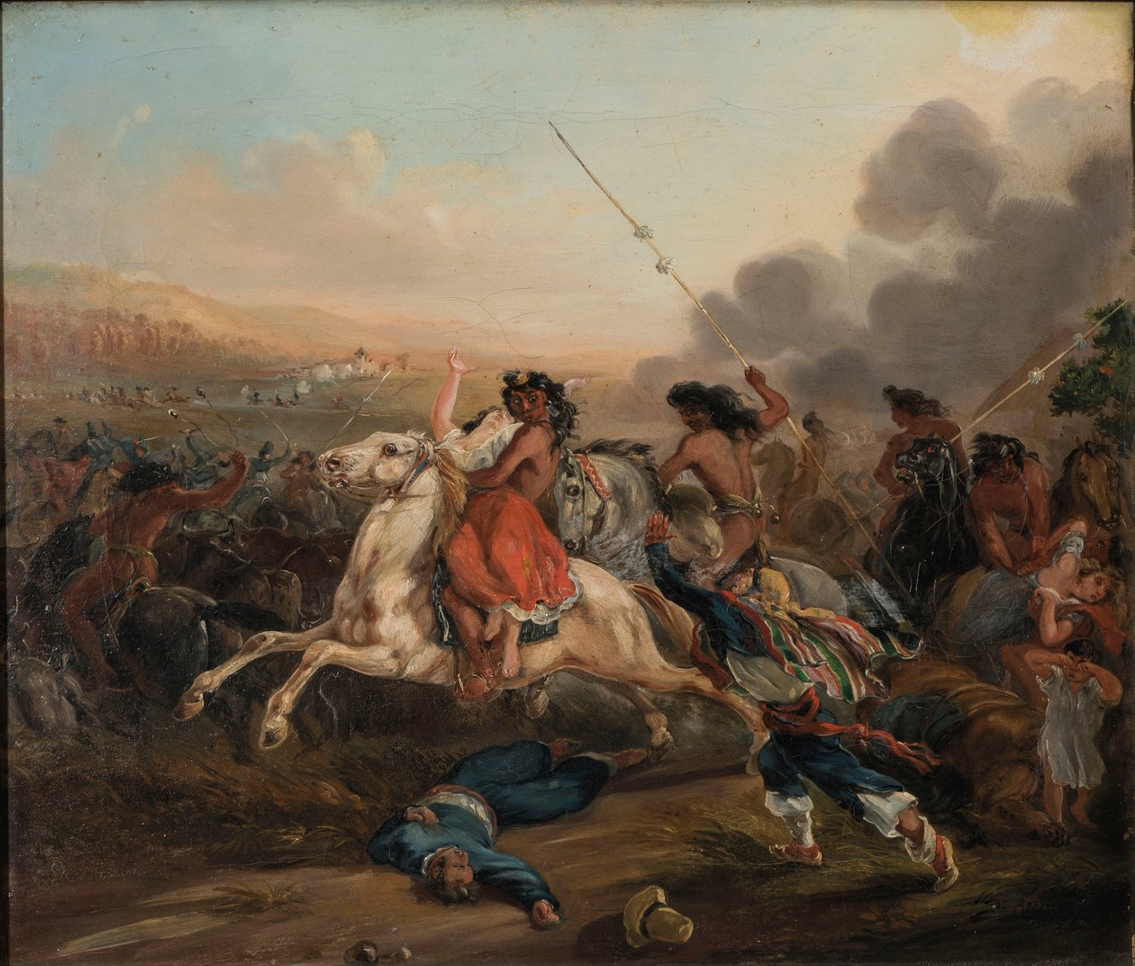 El rapto (El Malón) de Johann Moritz Rugendas