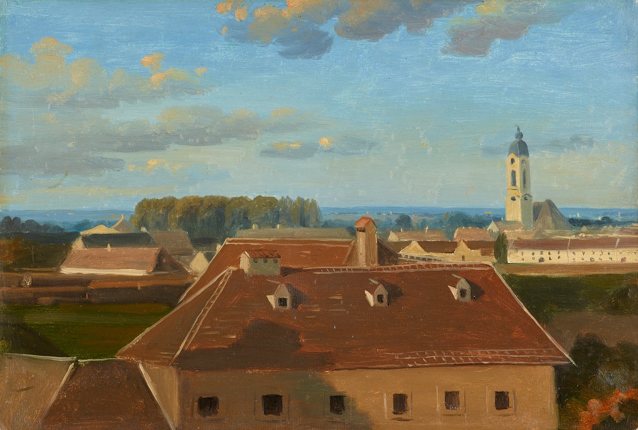 Vista sobre el Schanzel al Augarten de Johann Peter Krafft