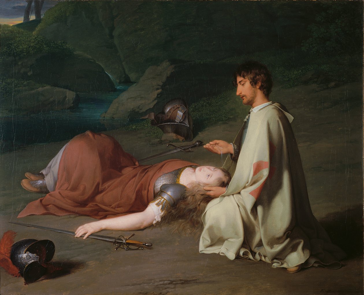 bautismo de clorinden de Johann Peter Krafft