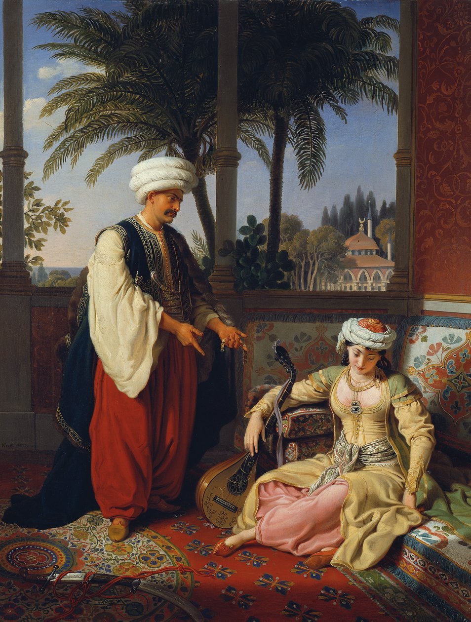 El Turco ("Infidelidad") de Johann Peter Krafft