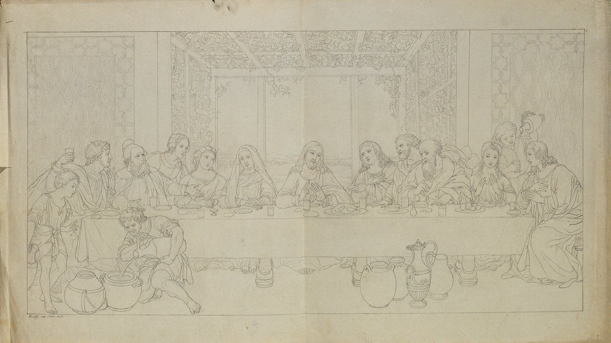 Boda en Canaán de Johann Peter Krafft