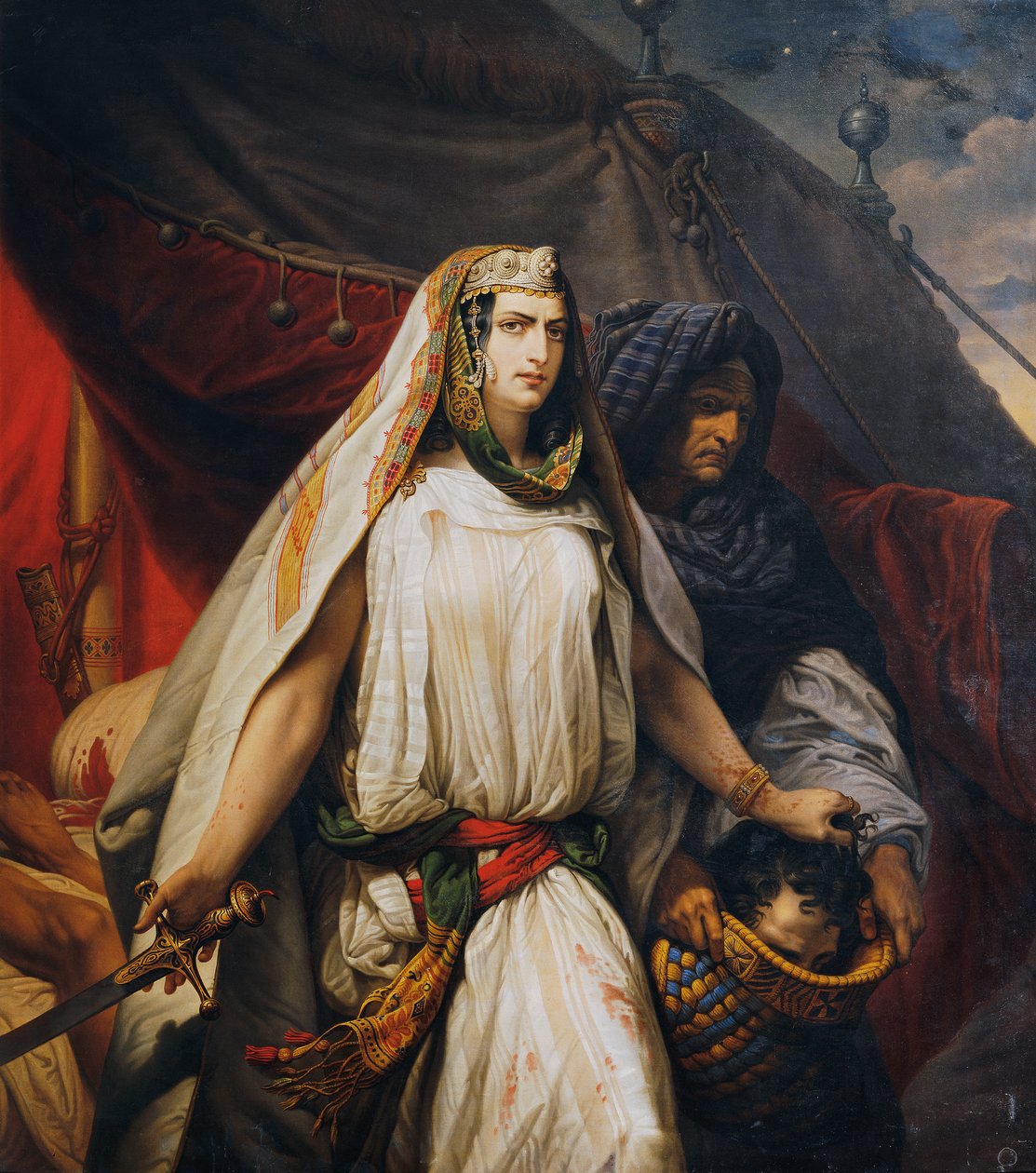 Judit con la cabeza de Holofernes de Johann Peter Krafft