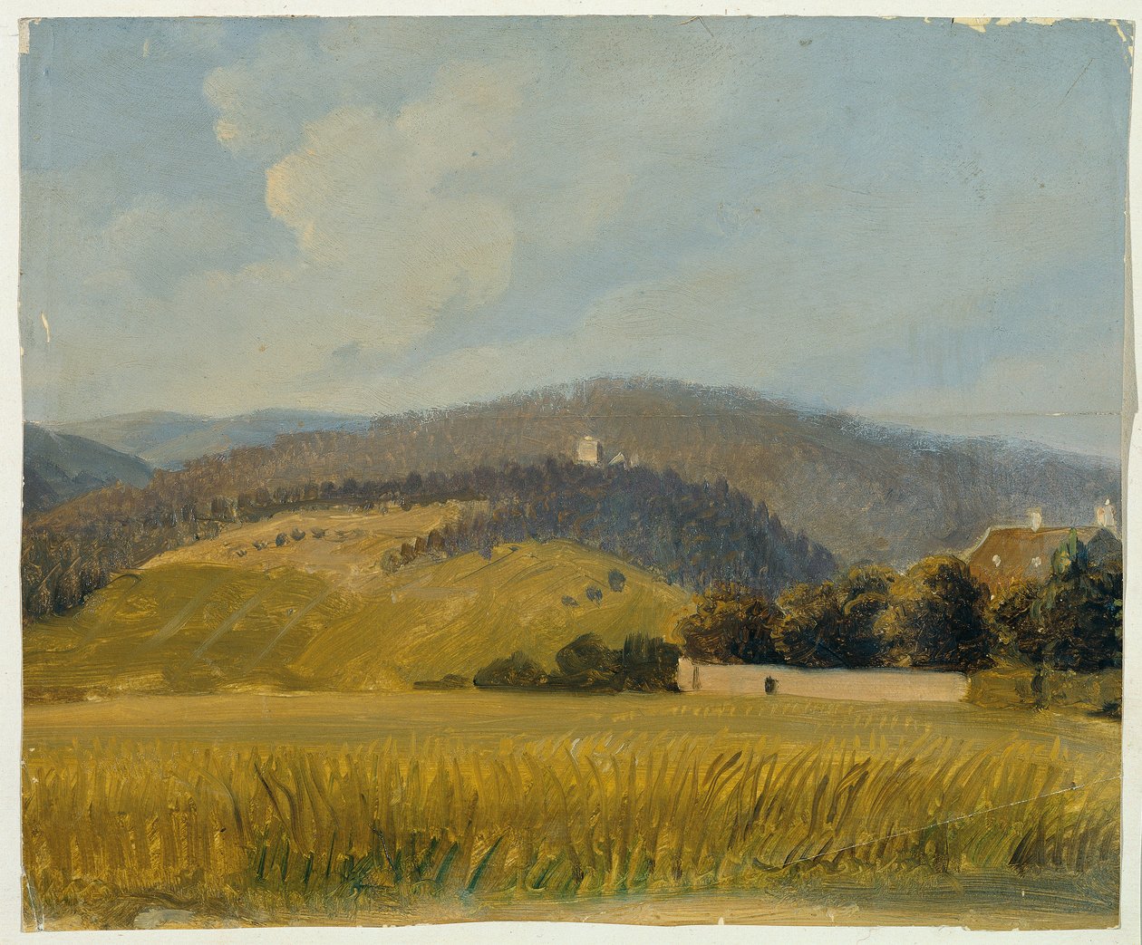 paisaje cerca de Baden de Johann Peter Krafft