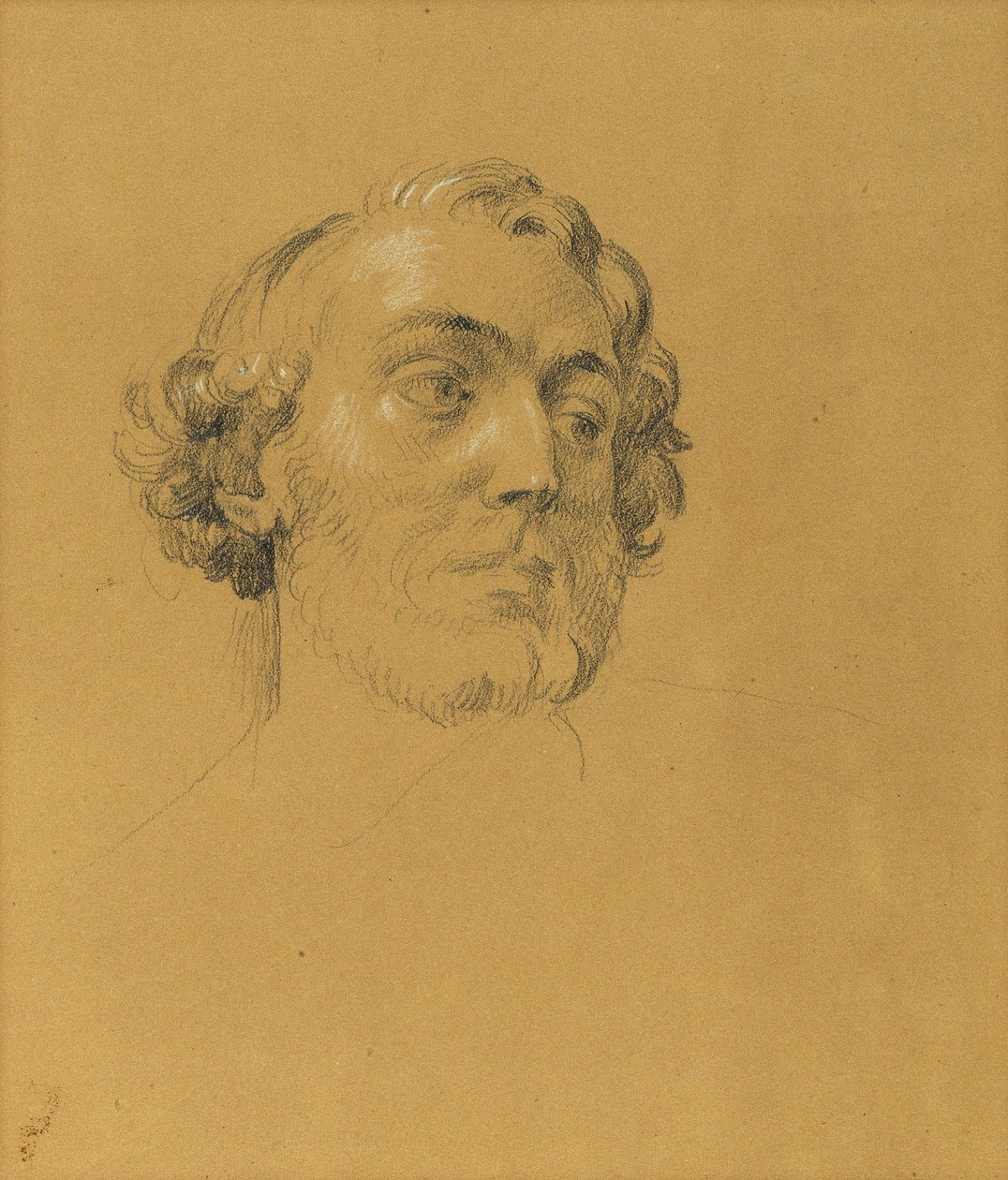 estudio de retrato de Johann Peter Krafft