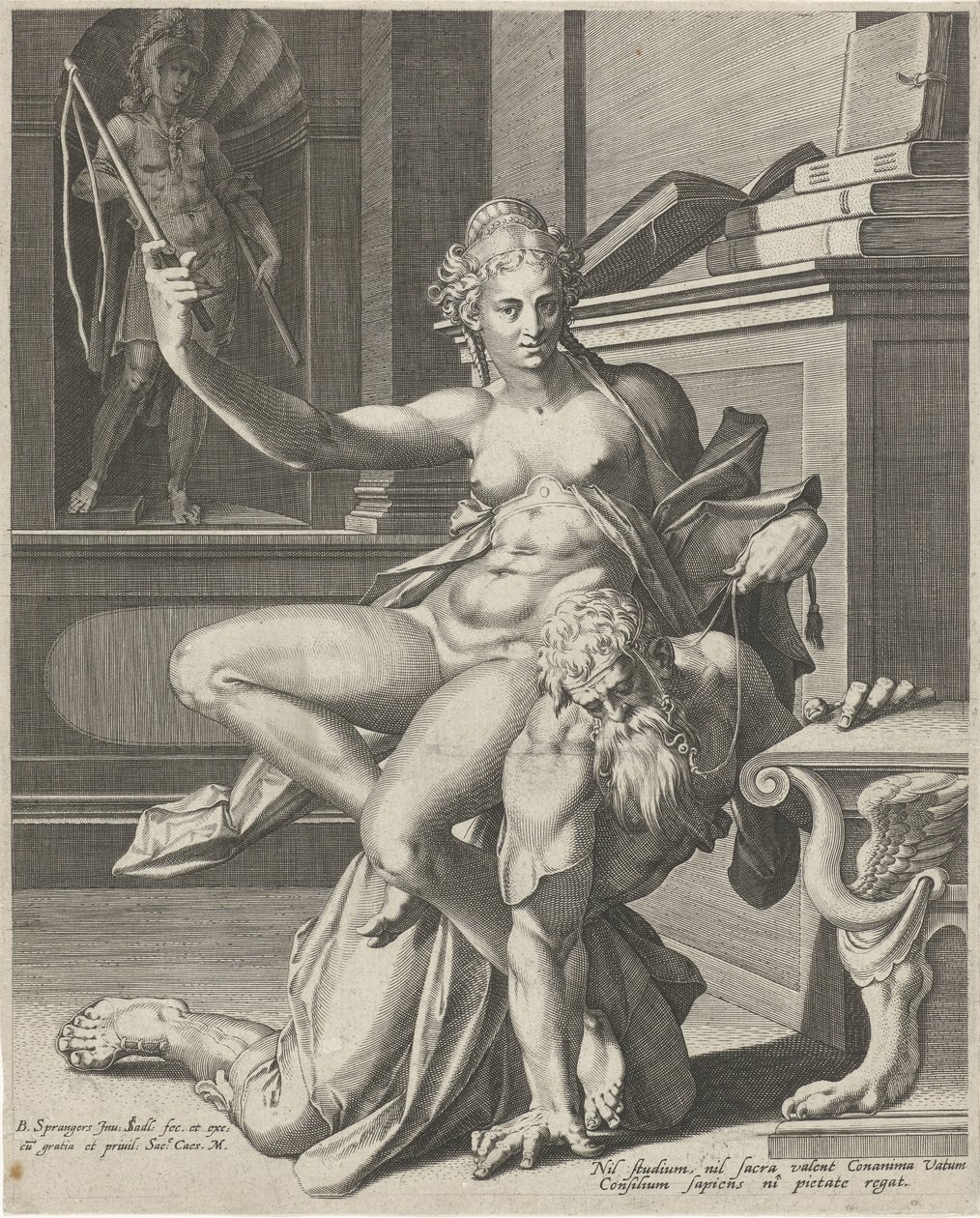 Aristóteles y Phyllis de Johann Sadeler (I)