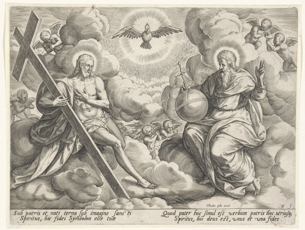 La Santísima Trinidad en las Nubes de Johann Sadeler (I)