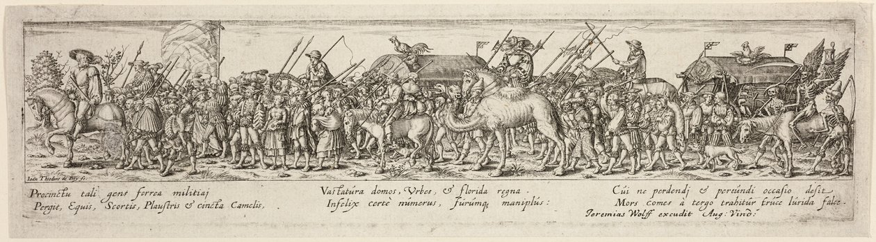 El triunfo de la muerte de Johann Theodor de Bry
