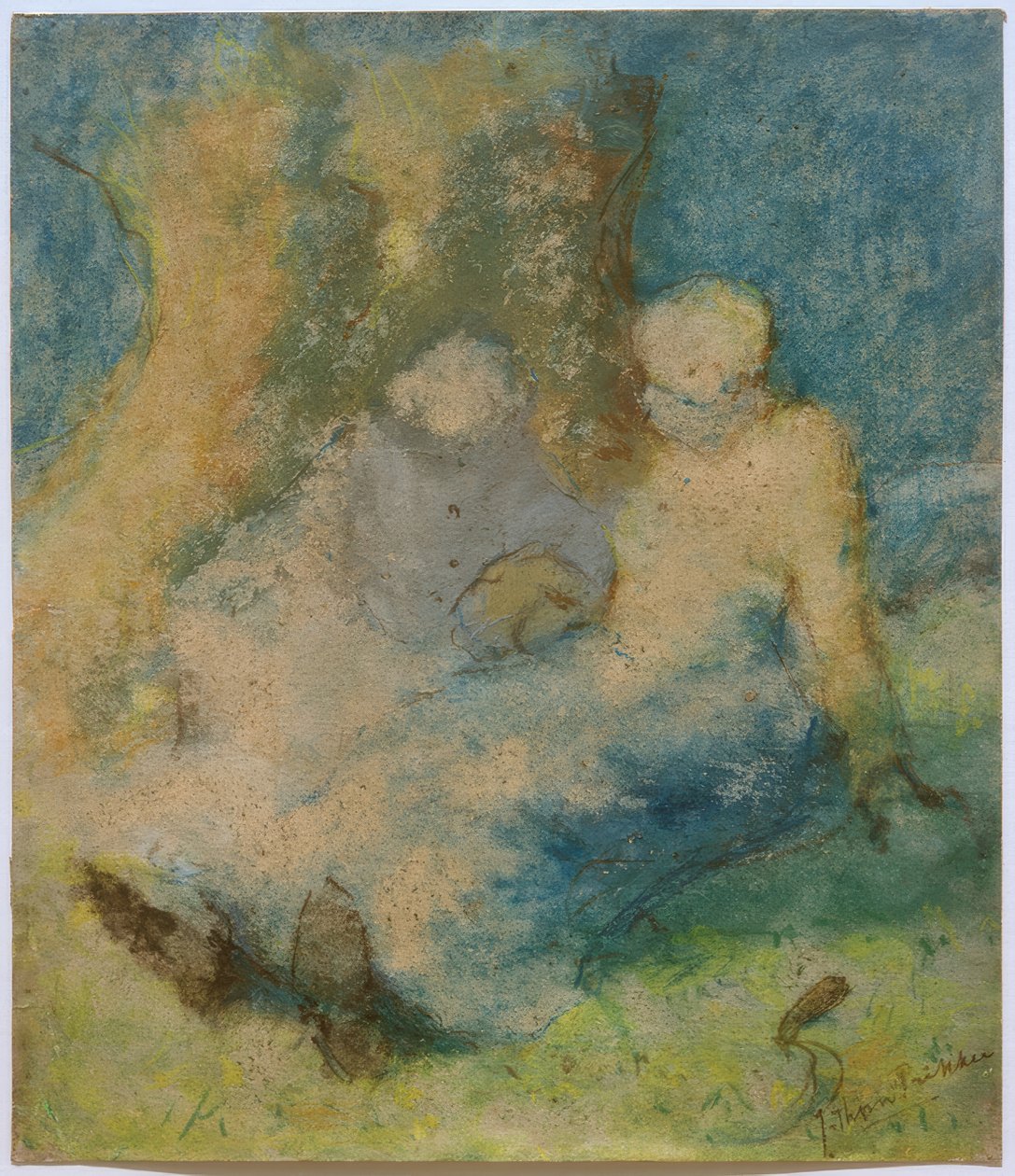 Dos Figuras en un Árbol de Johan Thorn Prikker