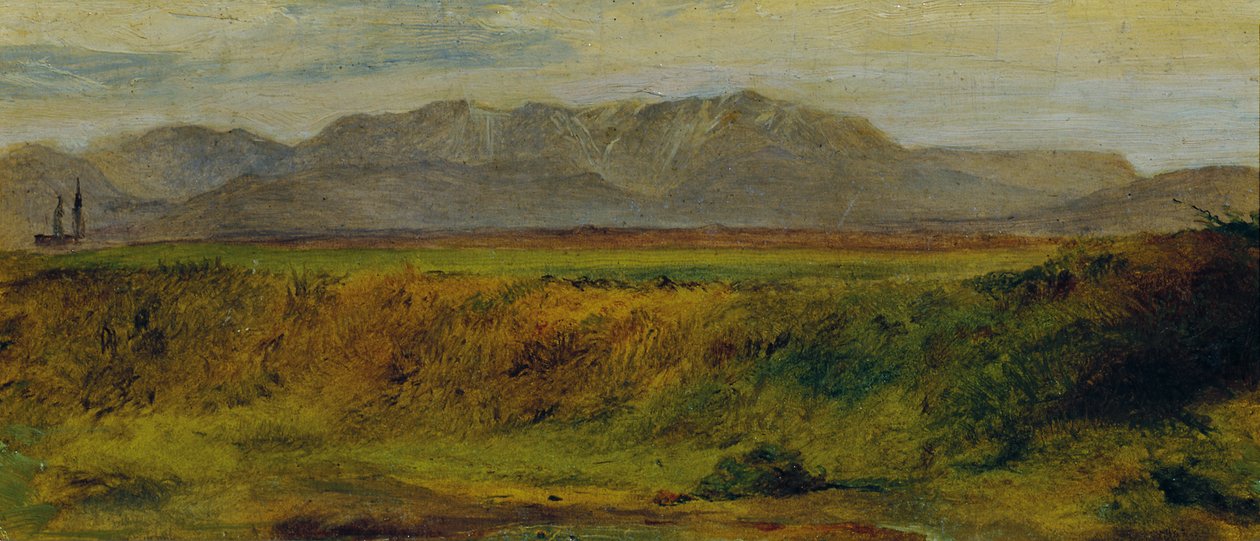 Paisaje con macizo de Rax de Johann  Till der Jüngere