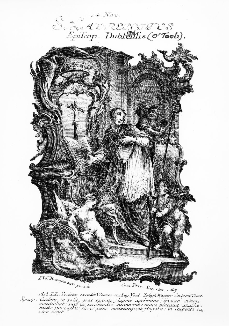 San Lorenzo, mediados del siglo XVIII de Johann Wolfgang Baumgartner