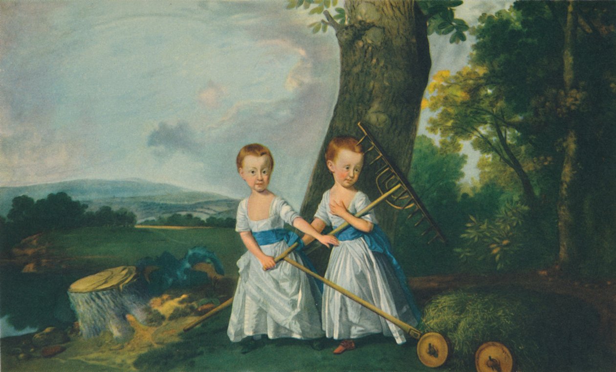 Vestido Infantil: Los Niños Blunt, c.1767 de Johan Joseph Zoffany