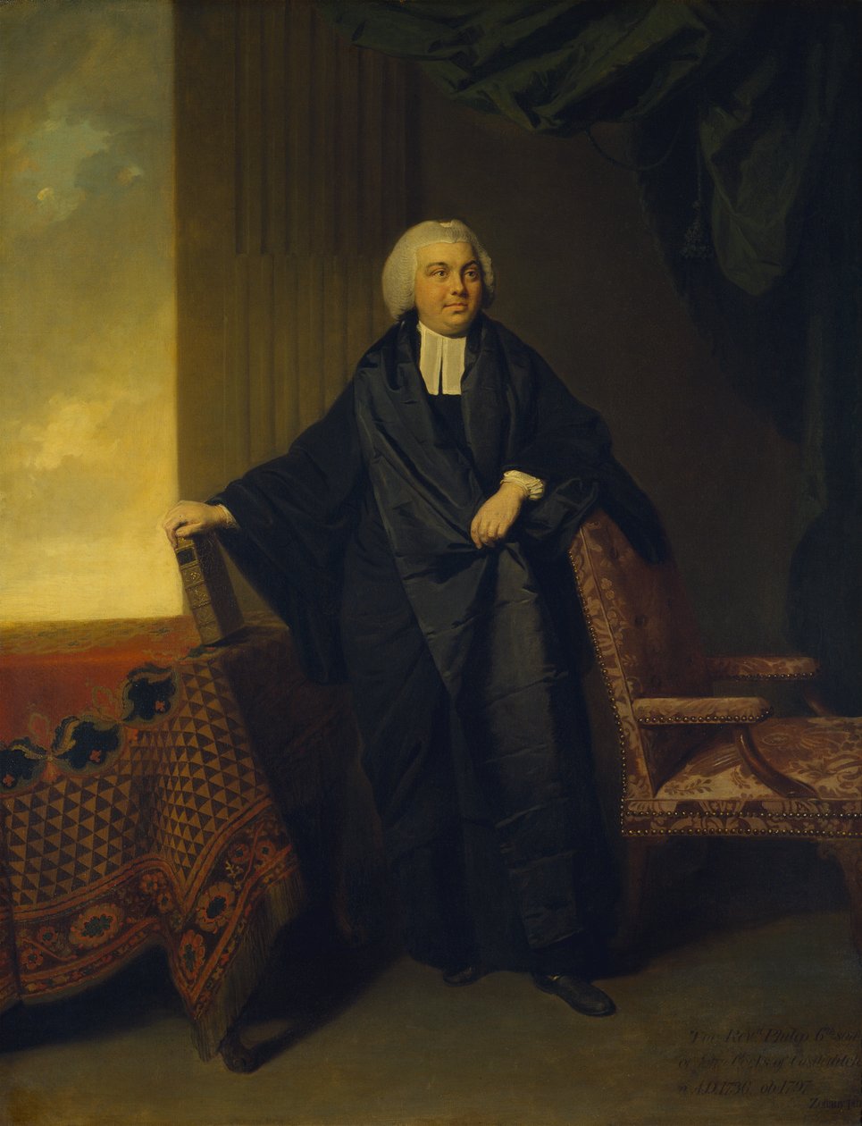 Retrato del Reverendo Philip Cocks de Johann Zoffany