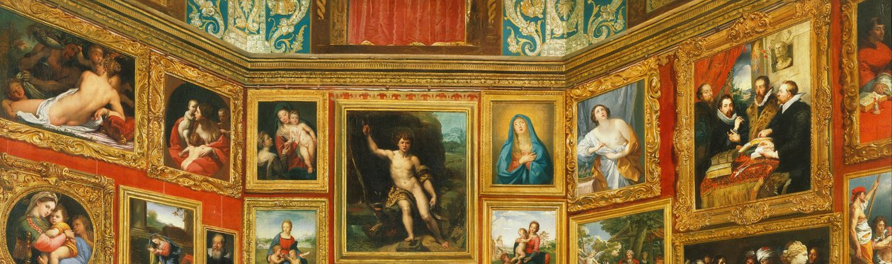 Tribuna de los Uffizi
" de Johann Zoffany