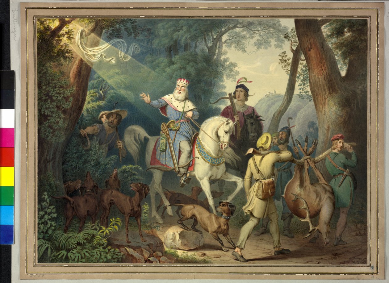 Leyenda del velo de Johann the Yngr. Dallinger von Dalling
