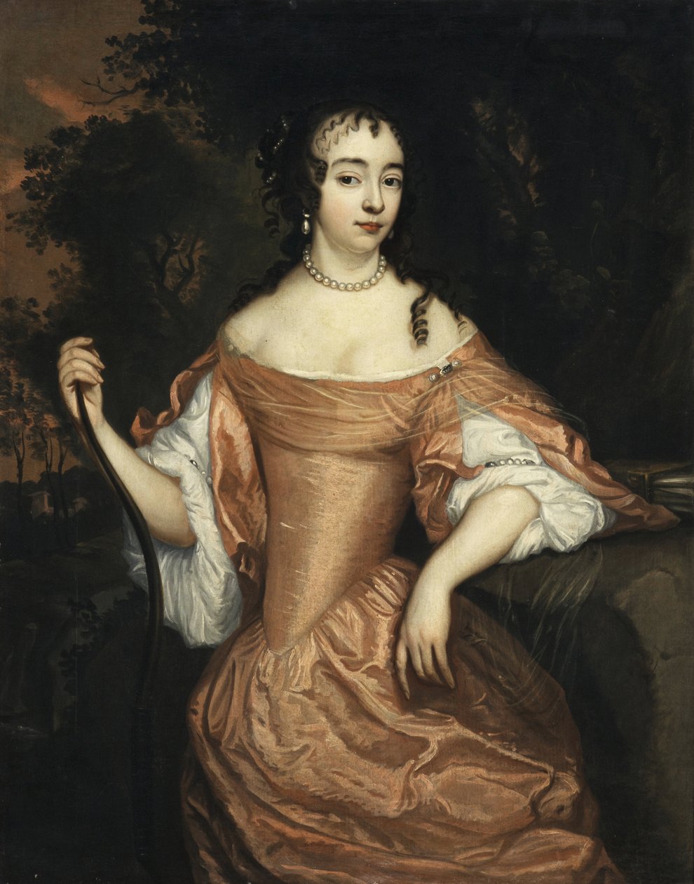 Retrato de María de Nassau (1642-1688) de Johannes Mytens