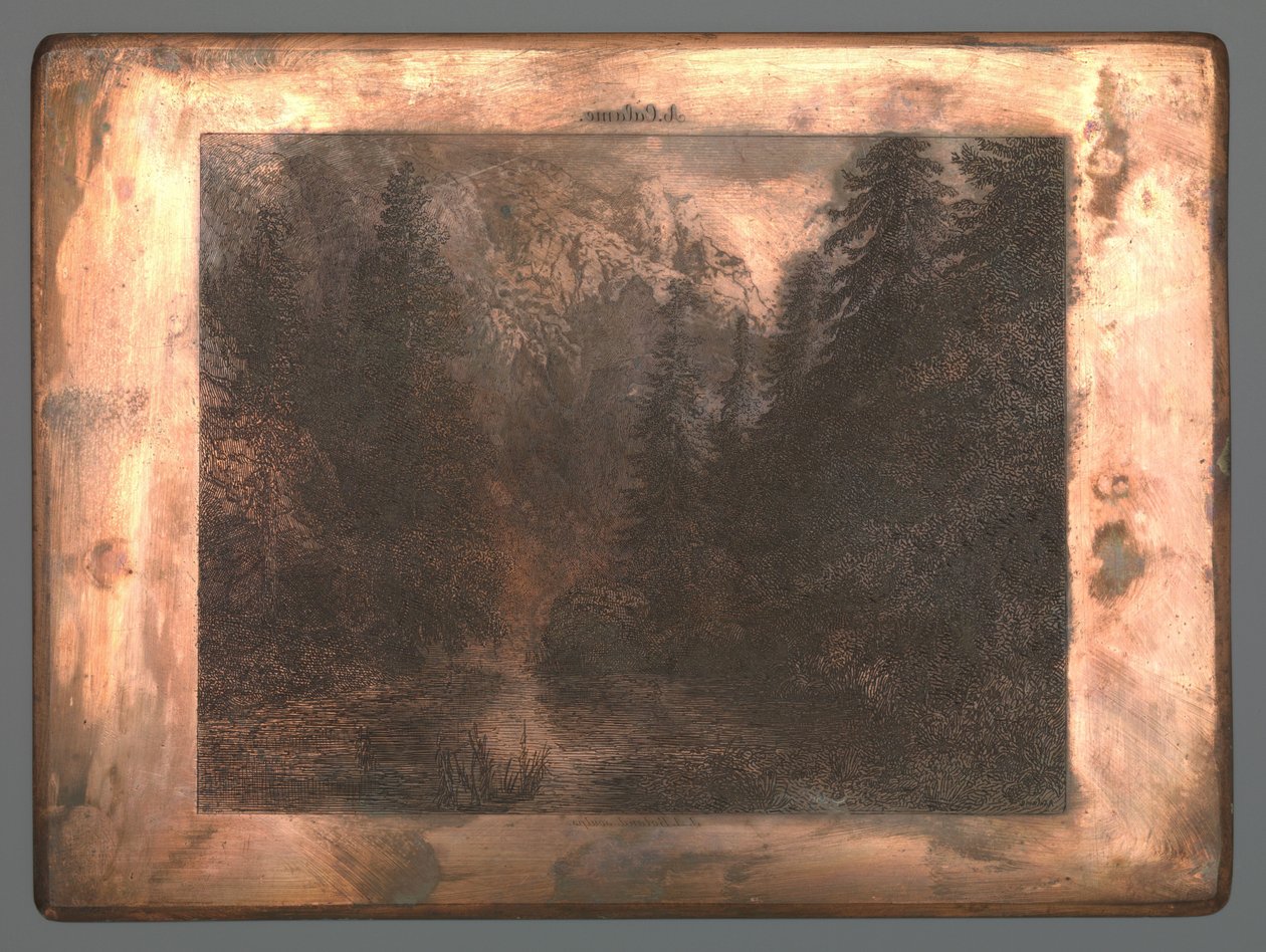Río de montaña entre árboles de Johannes Arnoldus Boland