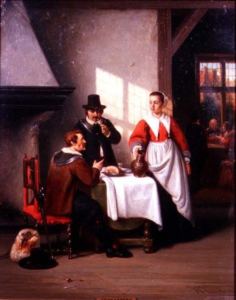 Interior de una taberna de Johannes Christoffel Vaarberg