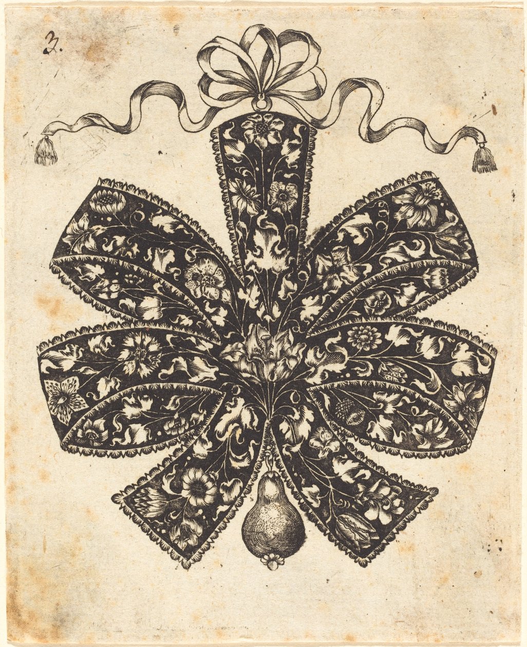 Arco adornado con flores de Johannes Hanias