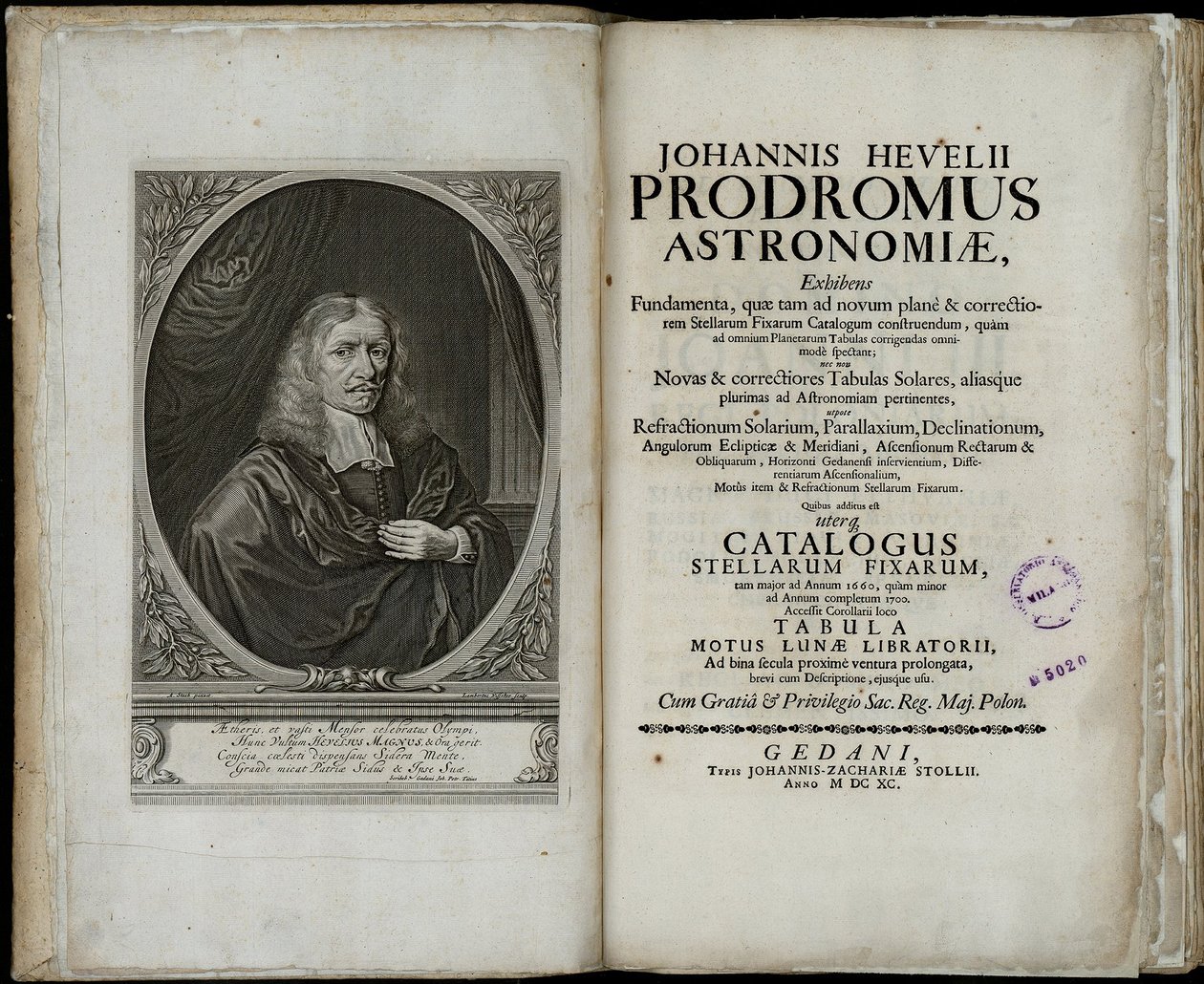 Johannes Hevelius, Prodromus astronomiae, 1690 de Johannes Hevelius