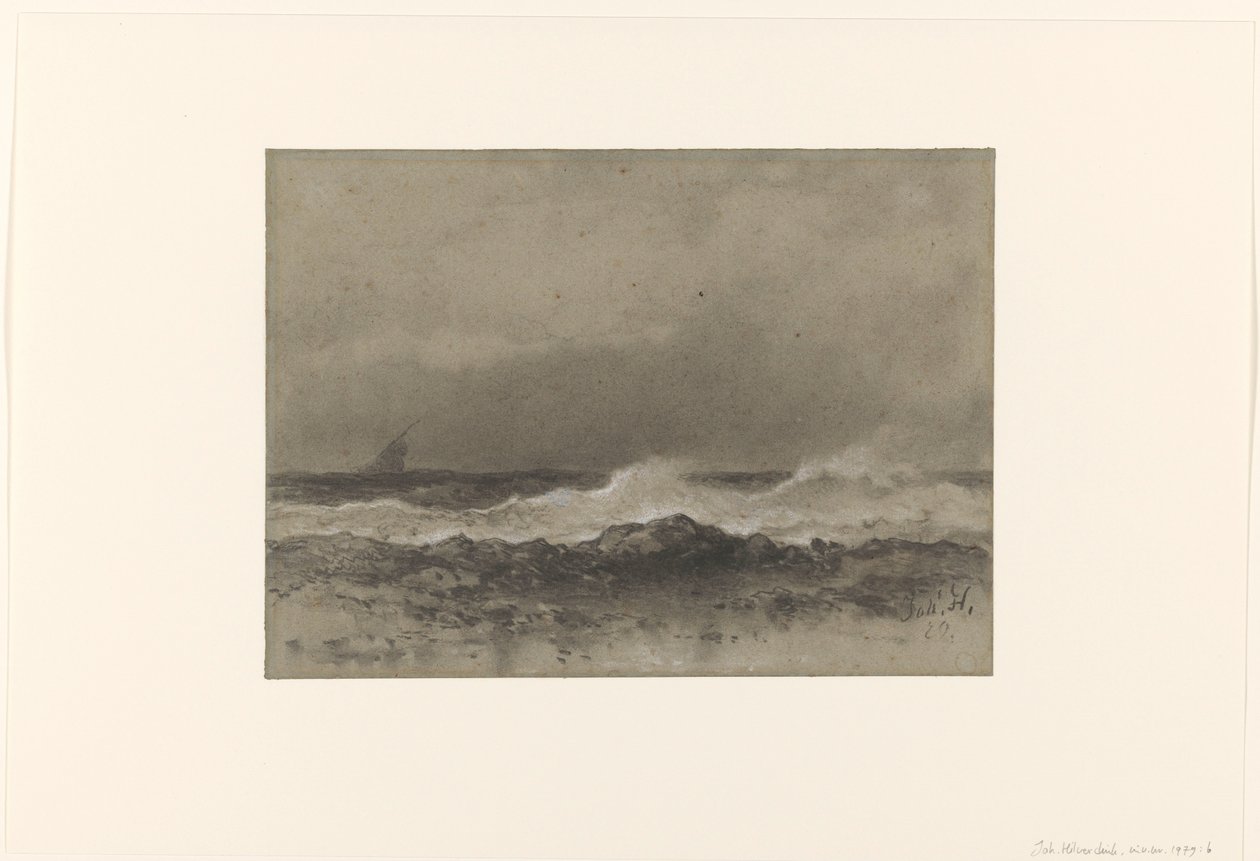 Paisaje marino de Johannes Hilverdink