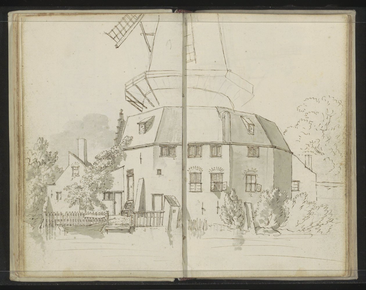 Molino de viento de Delft de Johannes Huibert Prins