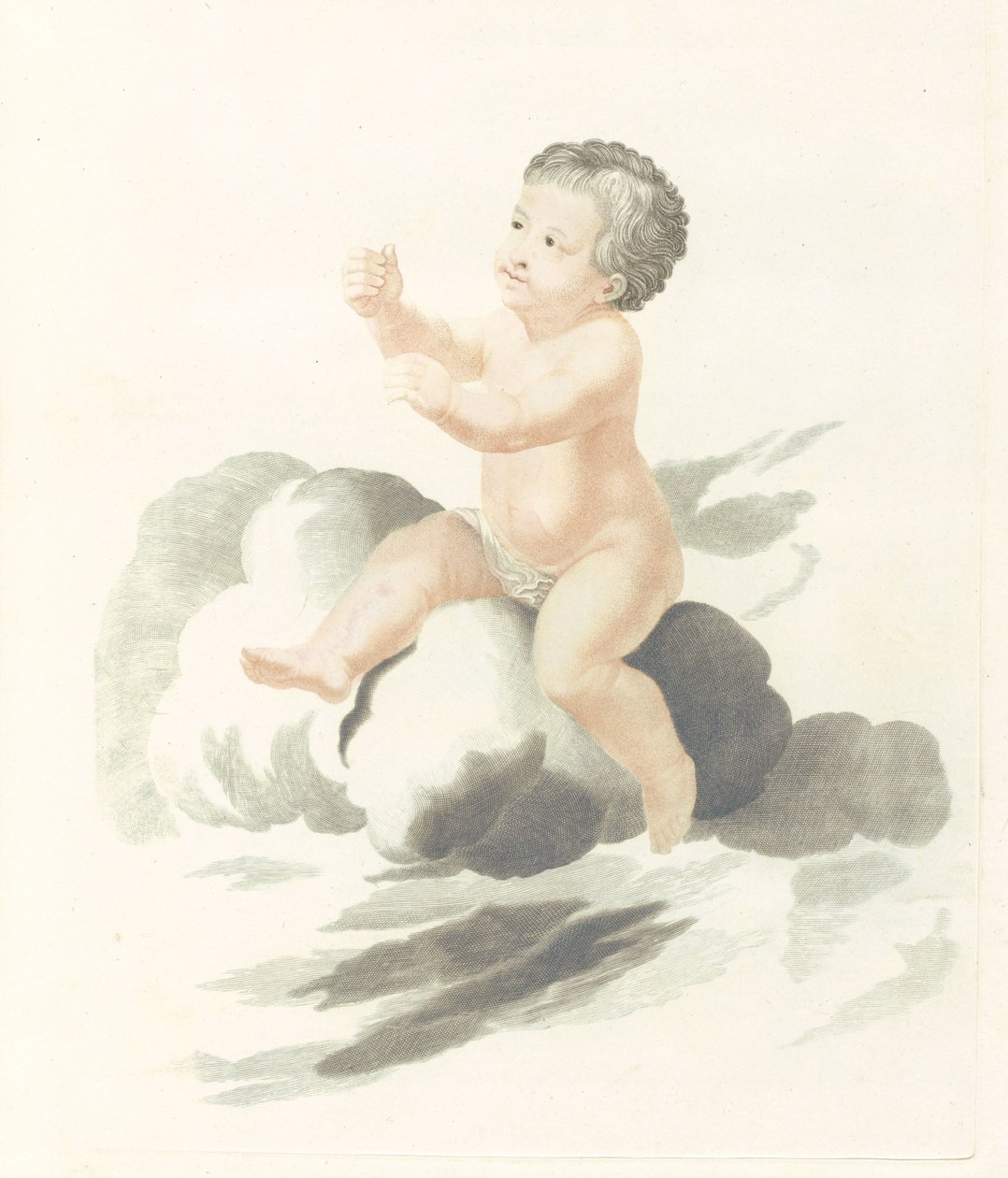Niño desnudo de Johannes Jacobsz van den Aveele (attributed to)