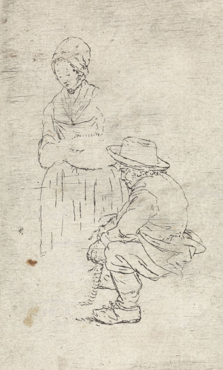 Granjero y esposa de granjero de Johannes Janson (possibly)