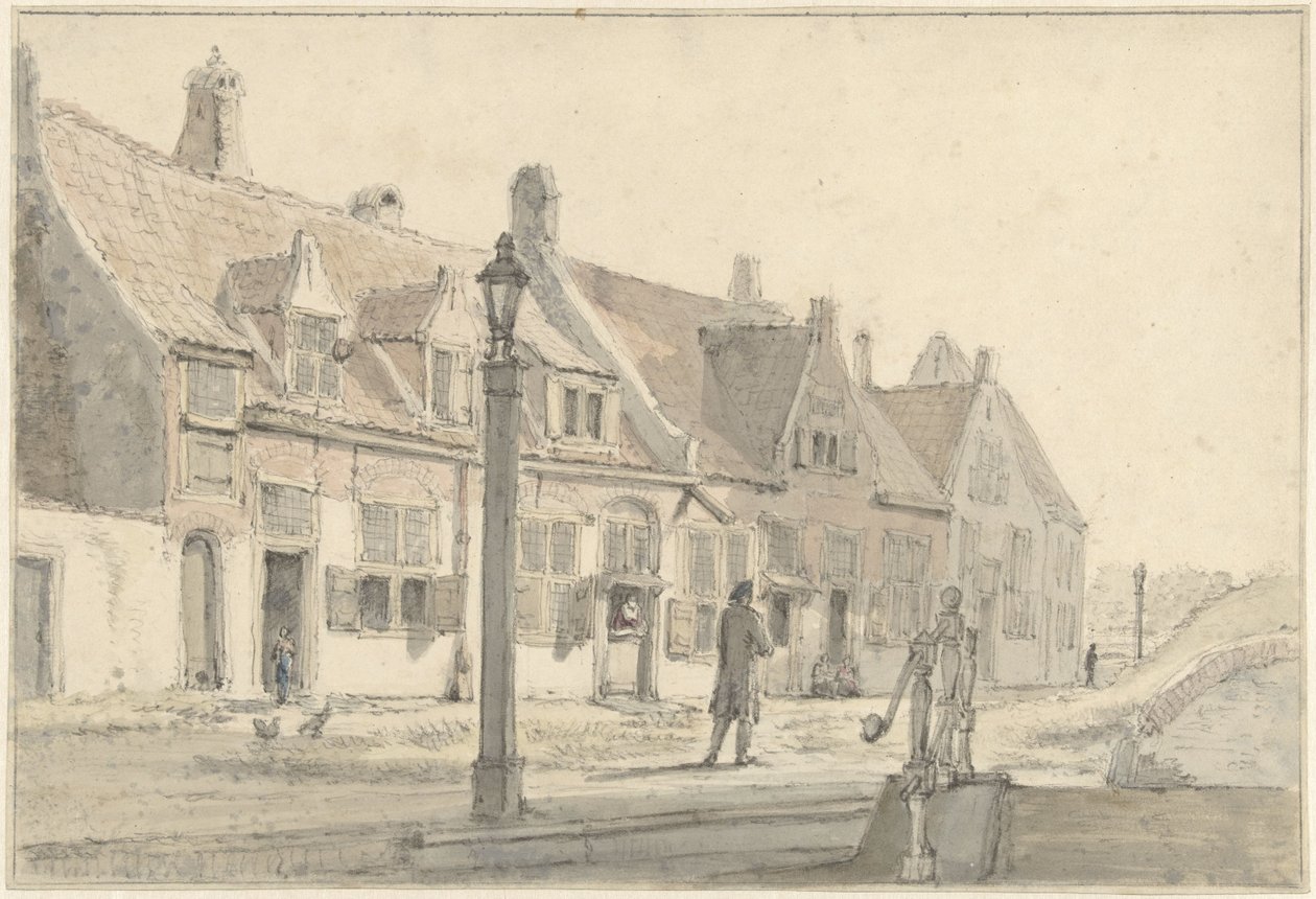 Cerca del Koepoort en Delft de Johannes Jelgerhuis