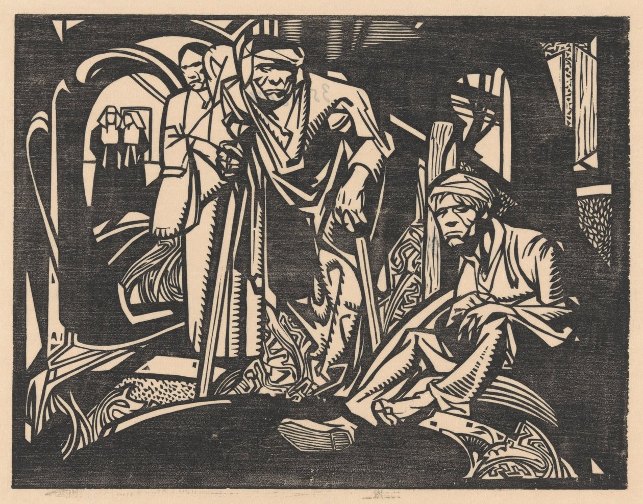 Herido en una iglesia de Johannes Josephus Aarts