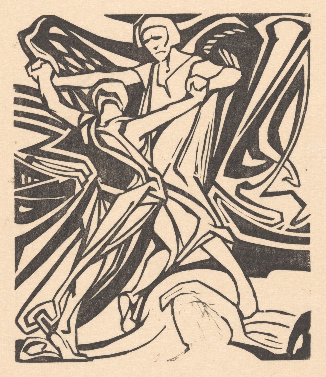 Jacob lucha con el ángel de Johannes Josephus Aarts