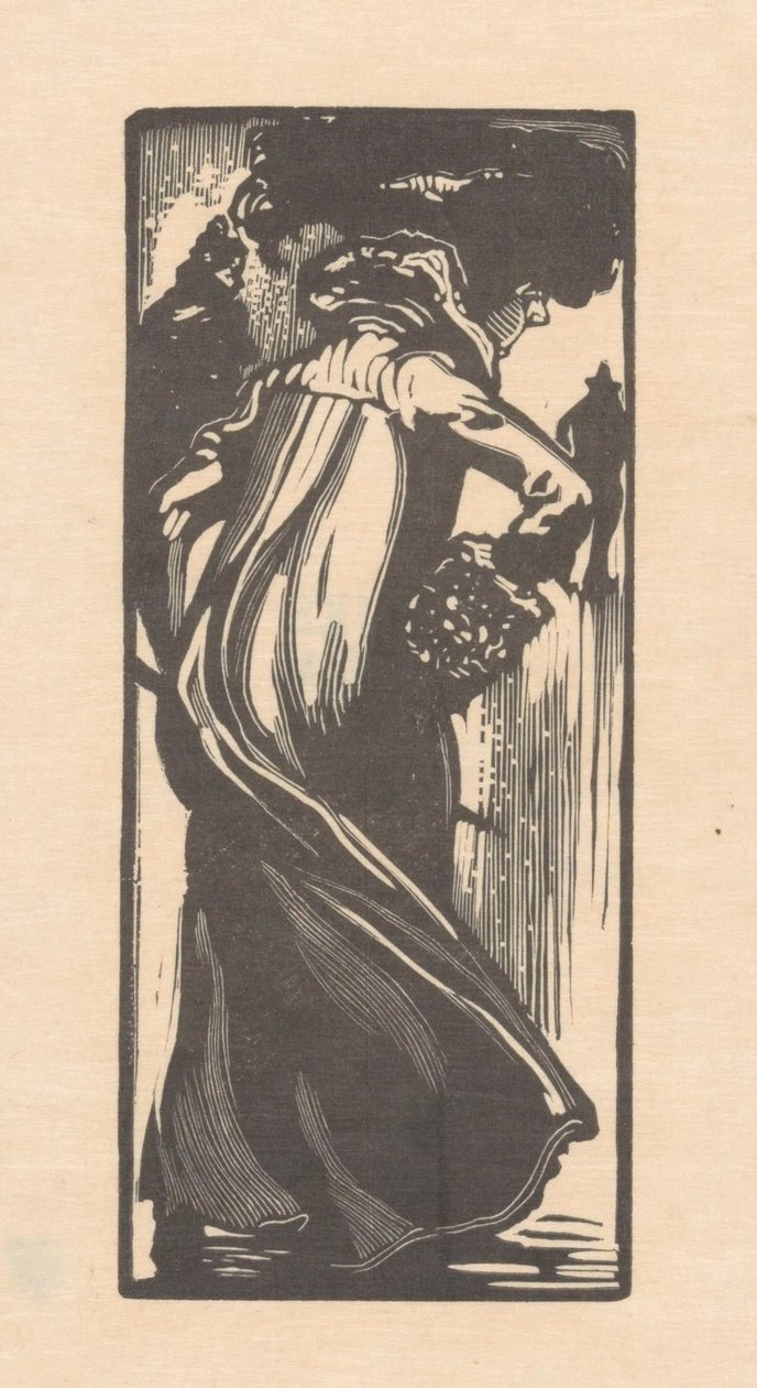 Mujer corriendo vista desde atrás de Johannes Josephus Aarts
