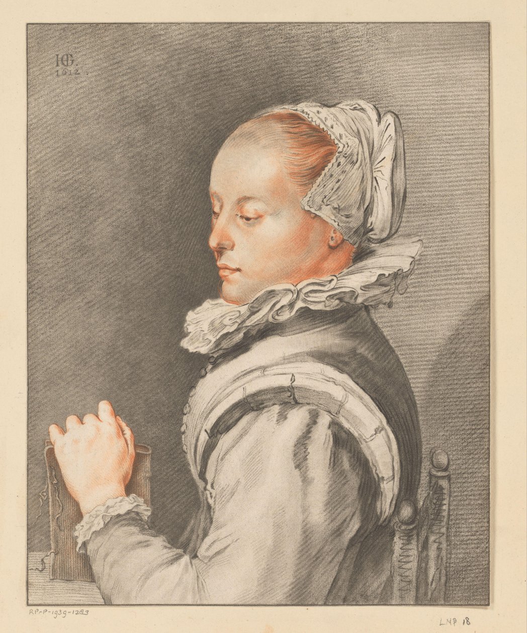 Retrato de una mujer joven de Johannes Kornlein