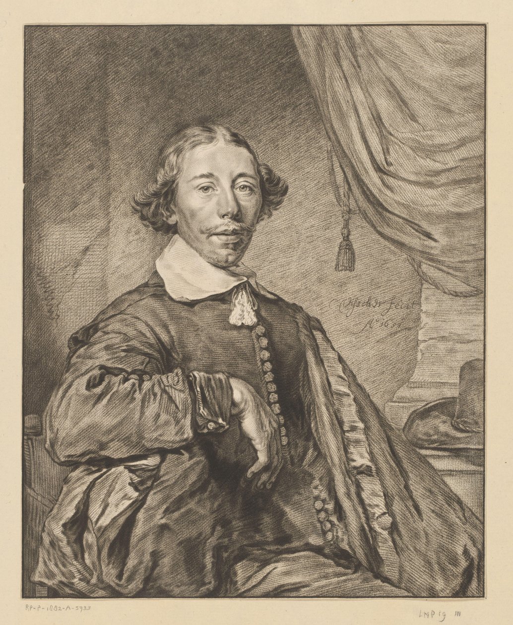 retrato, de, un, hombre de Johannes Kornlein