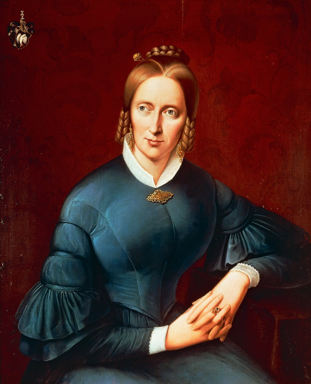 Retrato de Annette von Droste-Hulshoff (Munster de Johannes Sprick