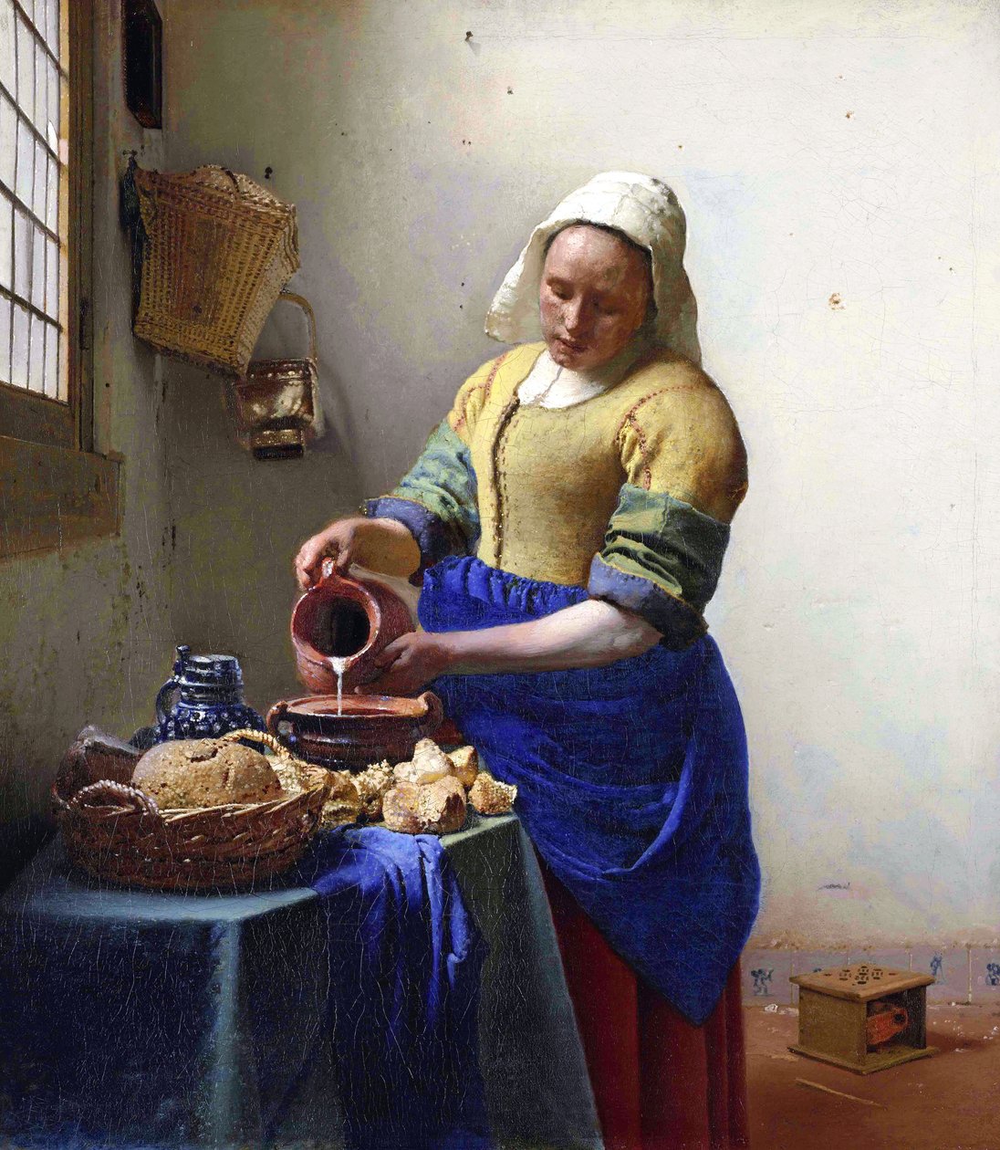 Árabe:  La lechera de Johannes Vermeer