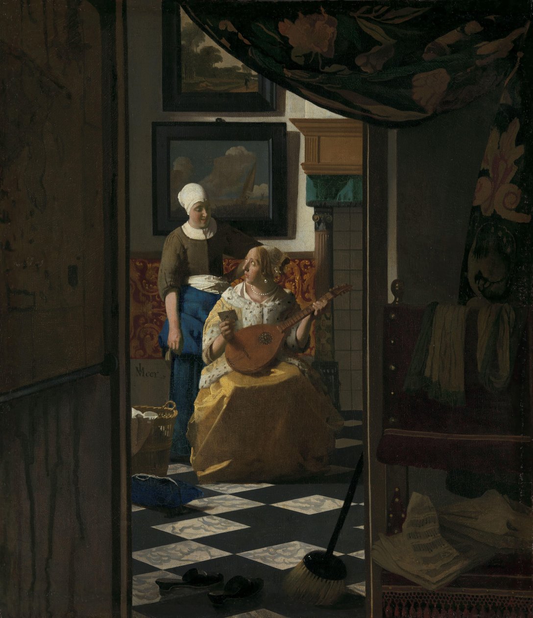 La carta de amor de Johannes Vermeer