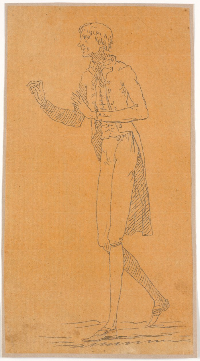 ¿Retrato de Abildgaard? Kalke de Johannes Wiedewelt